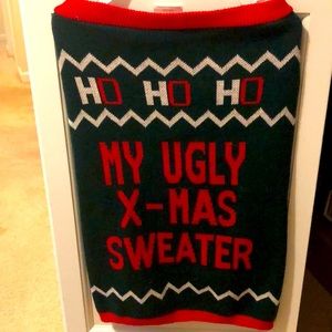 Dog Ugly Christmas Sweater-Size XXL